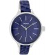 OOZOO Timepieces 40mm Blue Snake Leather C7548